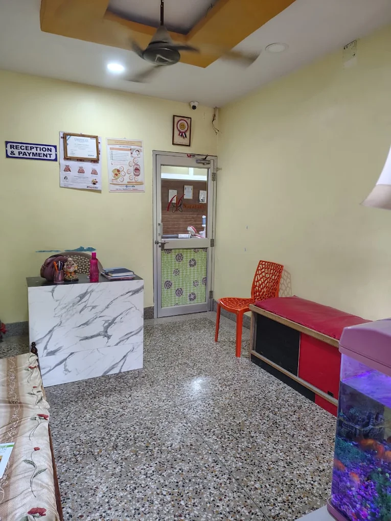 Reception and payment counter